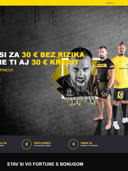 Stávka bez rizika na ifortuna este dnes